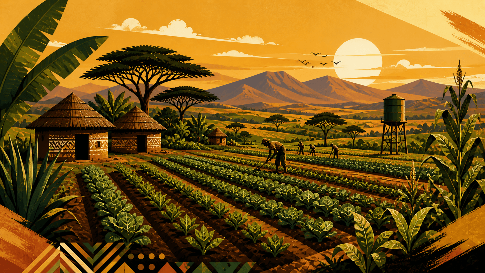 Africa themed visual