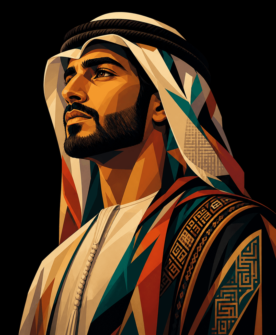 Emirati culture illustration