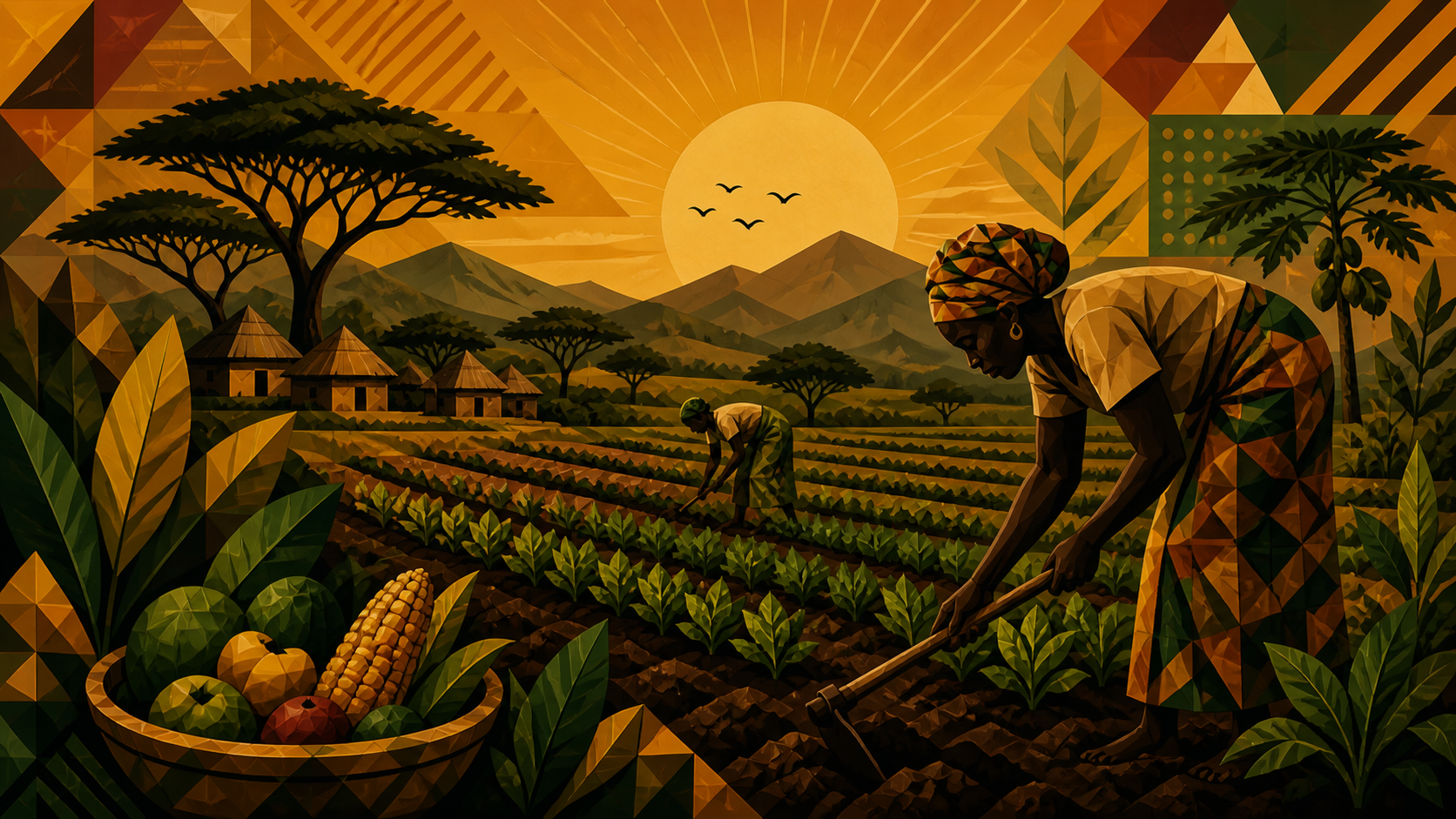 Africa themed visual