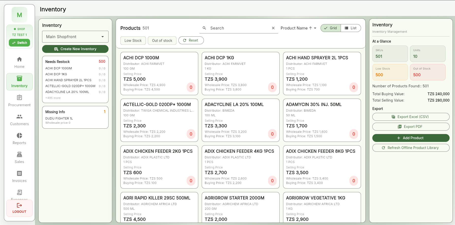 Mavuno Web screenshot