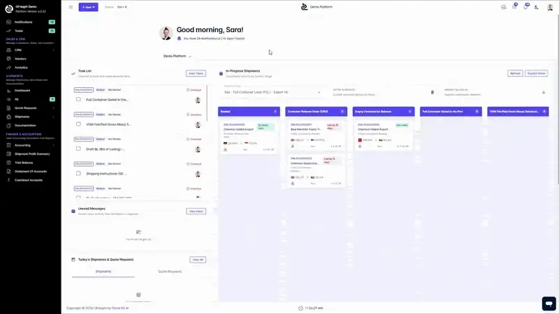 OFreight product demo